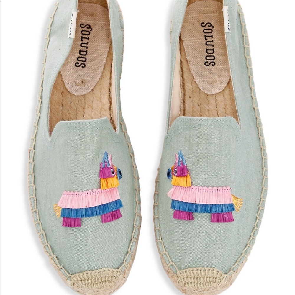Soludos Piñata Espadrille Platform Smoking Slippers